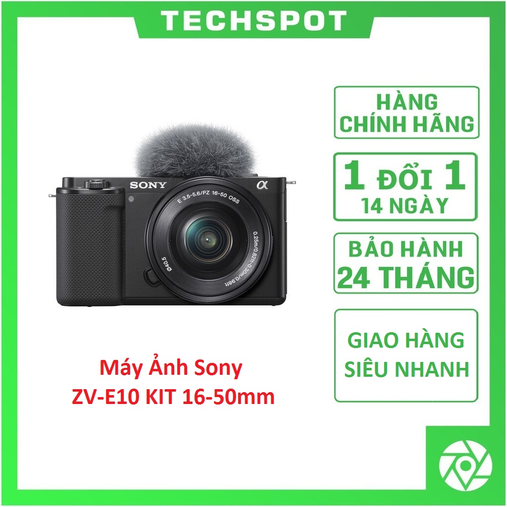 Máy ảnh sony zv-e10 kit 16-50mm | hàng chính hãng | tặng thẻ nhớ sony 32gb