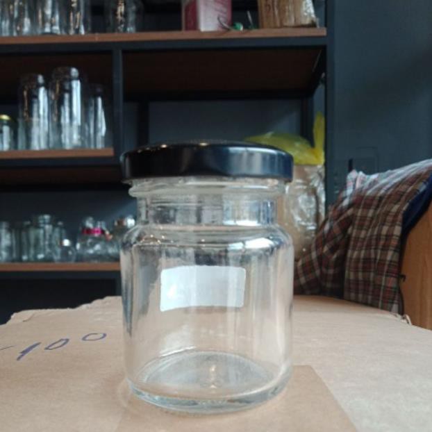 Bộ 12 hũ thủy tinh đựng yến, tinh bột, dầu dừa, gia vị 70ML