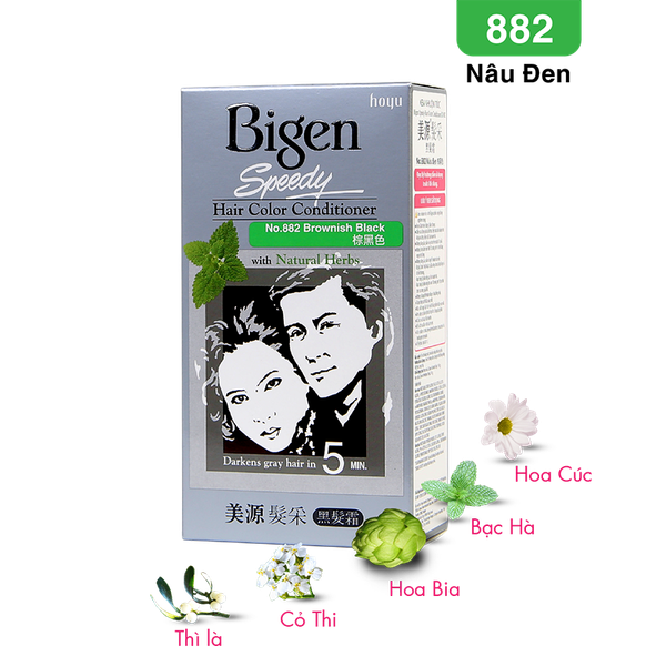 Bigen Thuốc nhuộm màu nâu đen NO.882