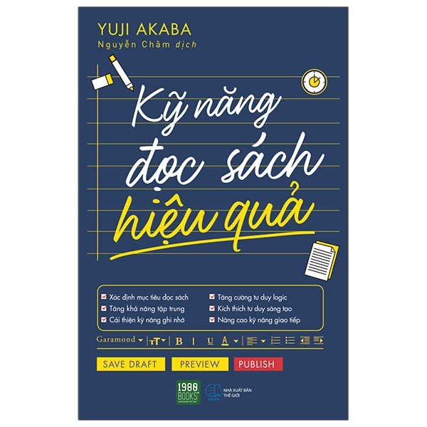 Fahasa - kỹ năng đọc sách hiệu quả