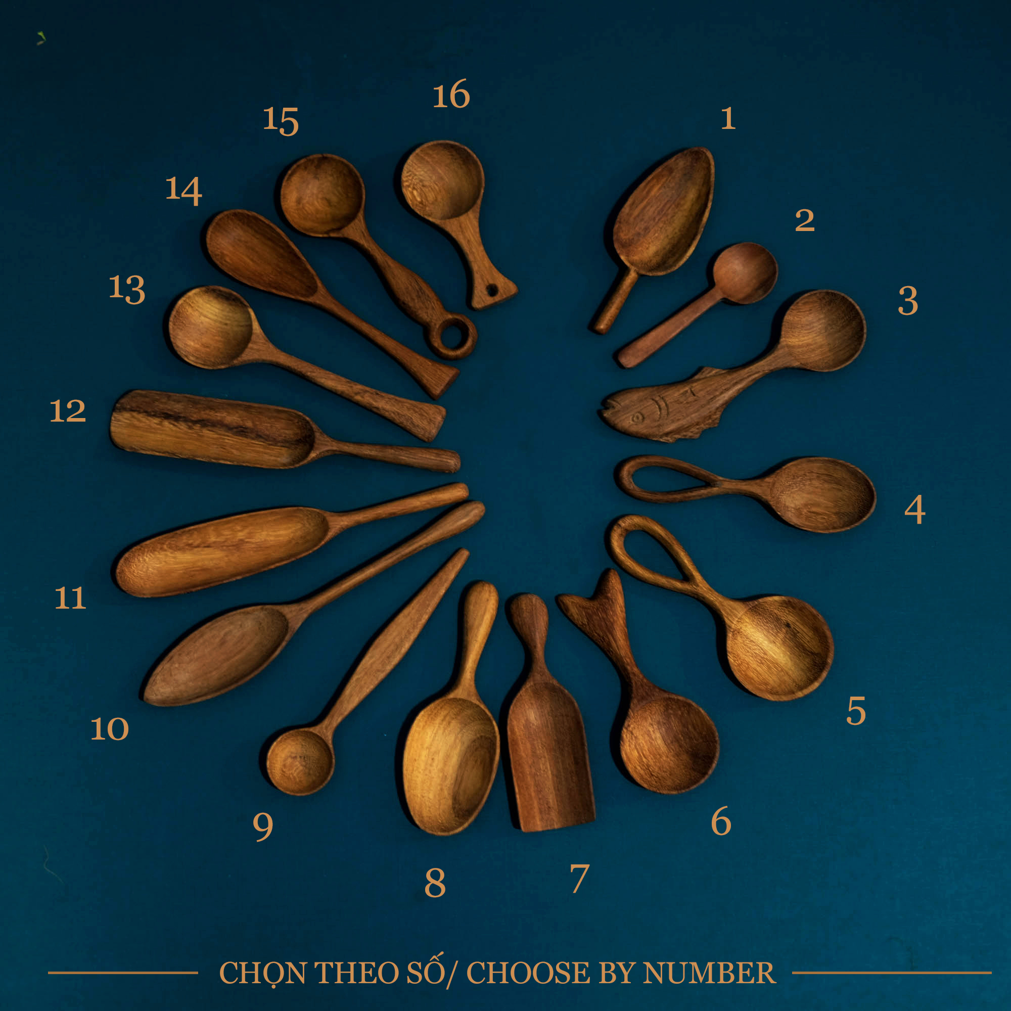 [HCM]Muỗng gỗ handmade - Muỗng gỗ tự nhiên (Thìa gỗ)