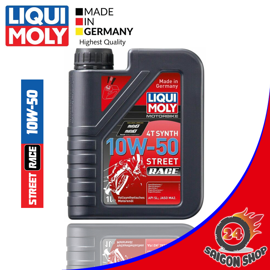 NHỚT LIQUI  MOLY STREET RACE 10W50 Tổng Hợp Toàn Phần