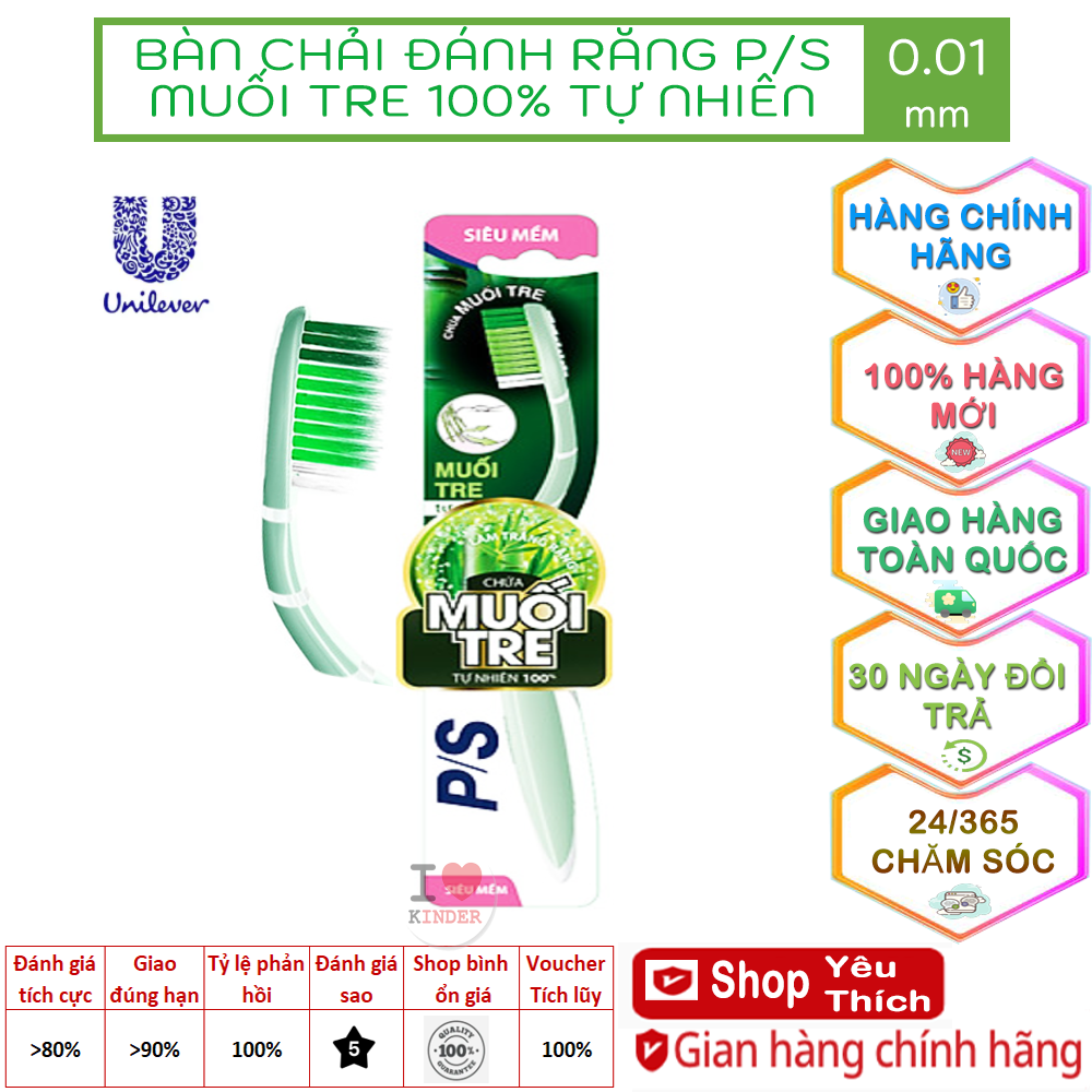 Bàn chải đánh răng P/S muối than tre