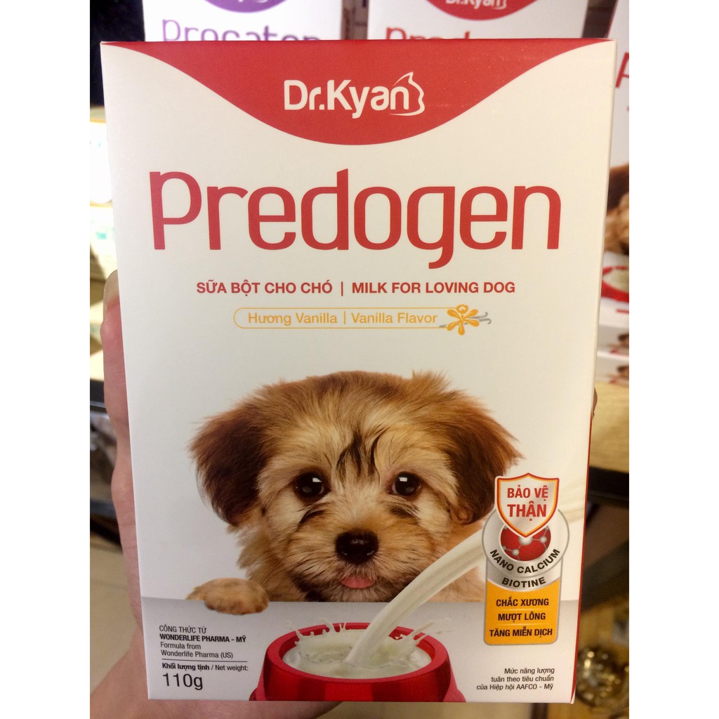 Sữa bột cho chó dr.kyan predogen hộp 110g
