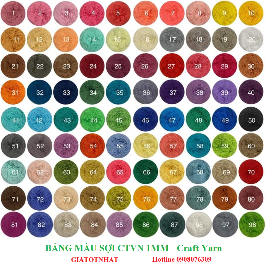 Len ctvn sợi 1mm