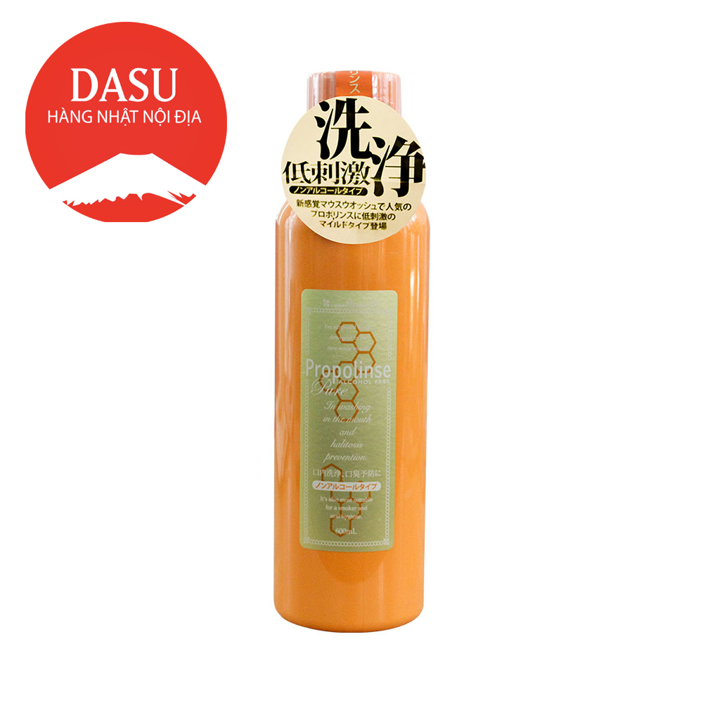 HOÀN TIỀN 15% - [HCM]Nước súc miệng trắng răng Propolinse Pure 600ml màu vàng Nhật Bản