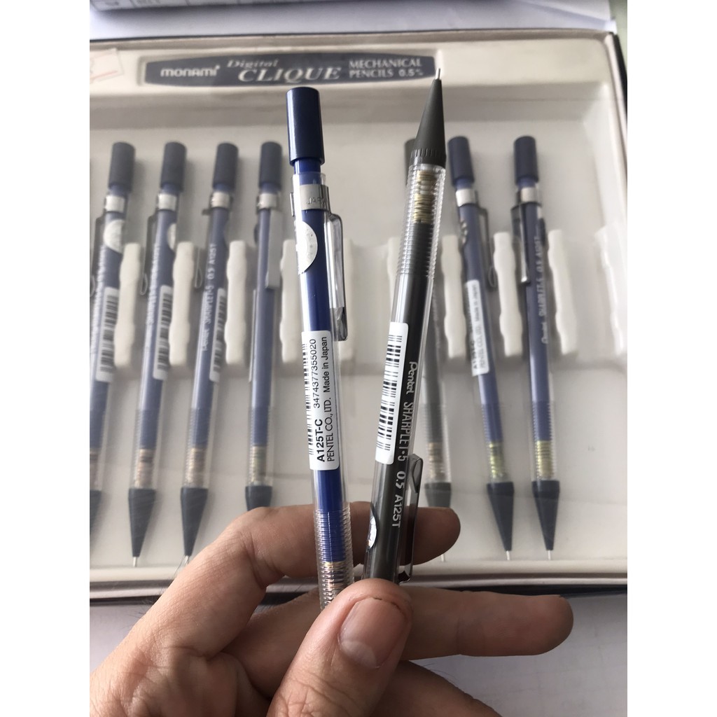 2 cây Bút Chì bấm Pentel AX125T cực đẹpsangtiện dụng