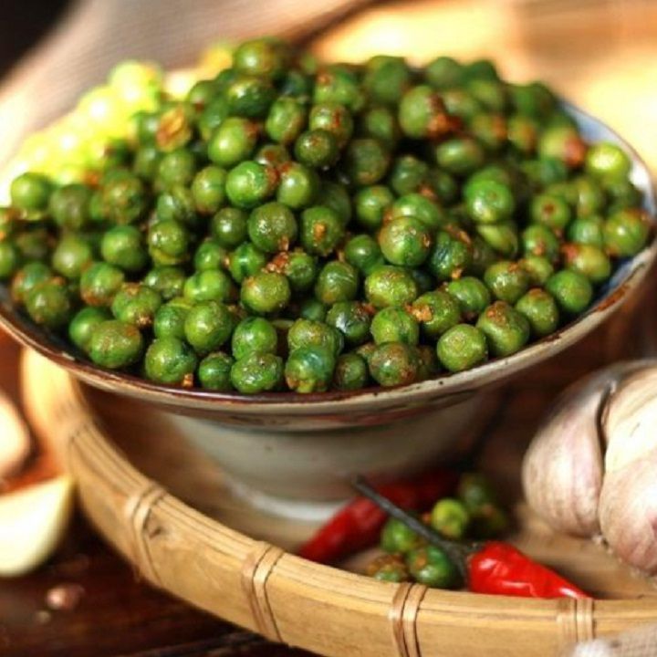 Đậu hà lan sấy tỏi ớt 500gr