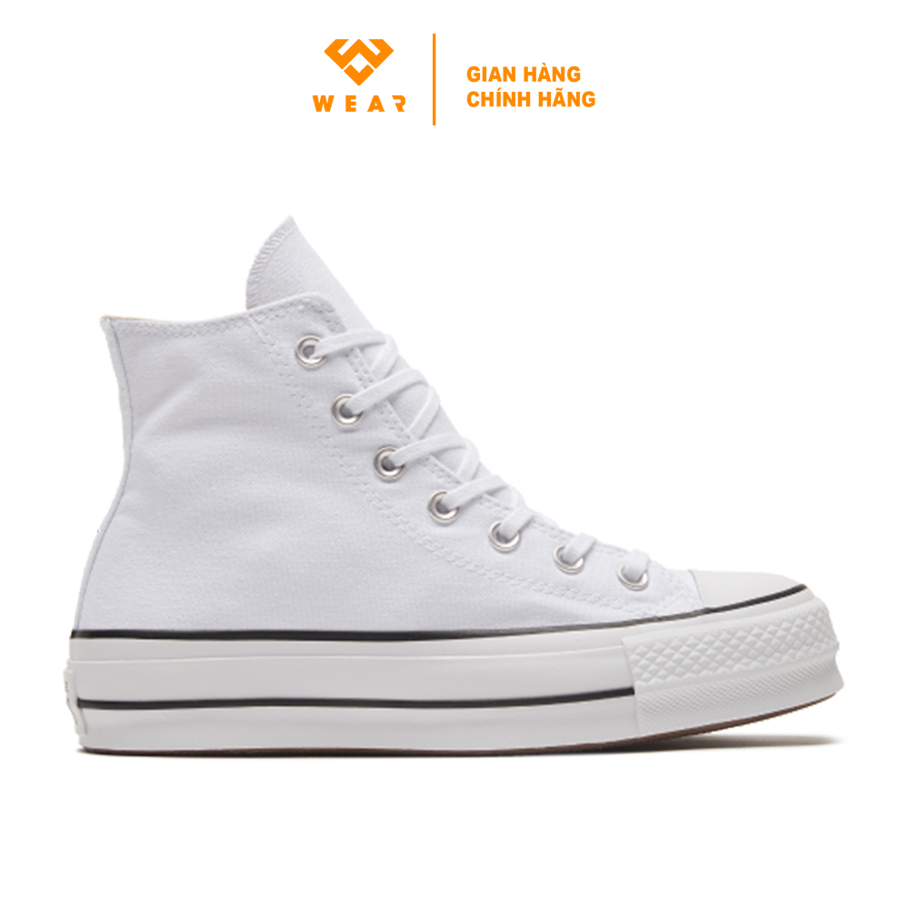 Giày converse chuck taylor all star canvas lift platform - white - 560846c