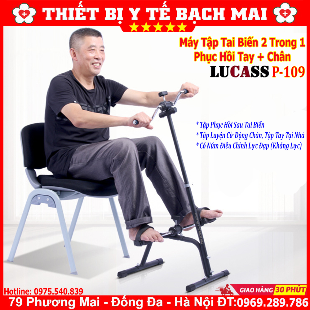 Máy Tập Tai Biến Phục Hồi Chức Năng Tay Chân 2 Trong 1 LUCASS P-109