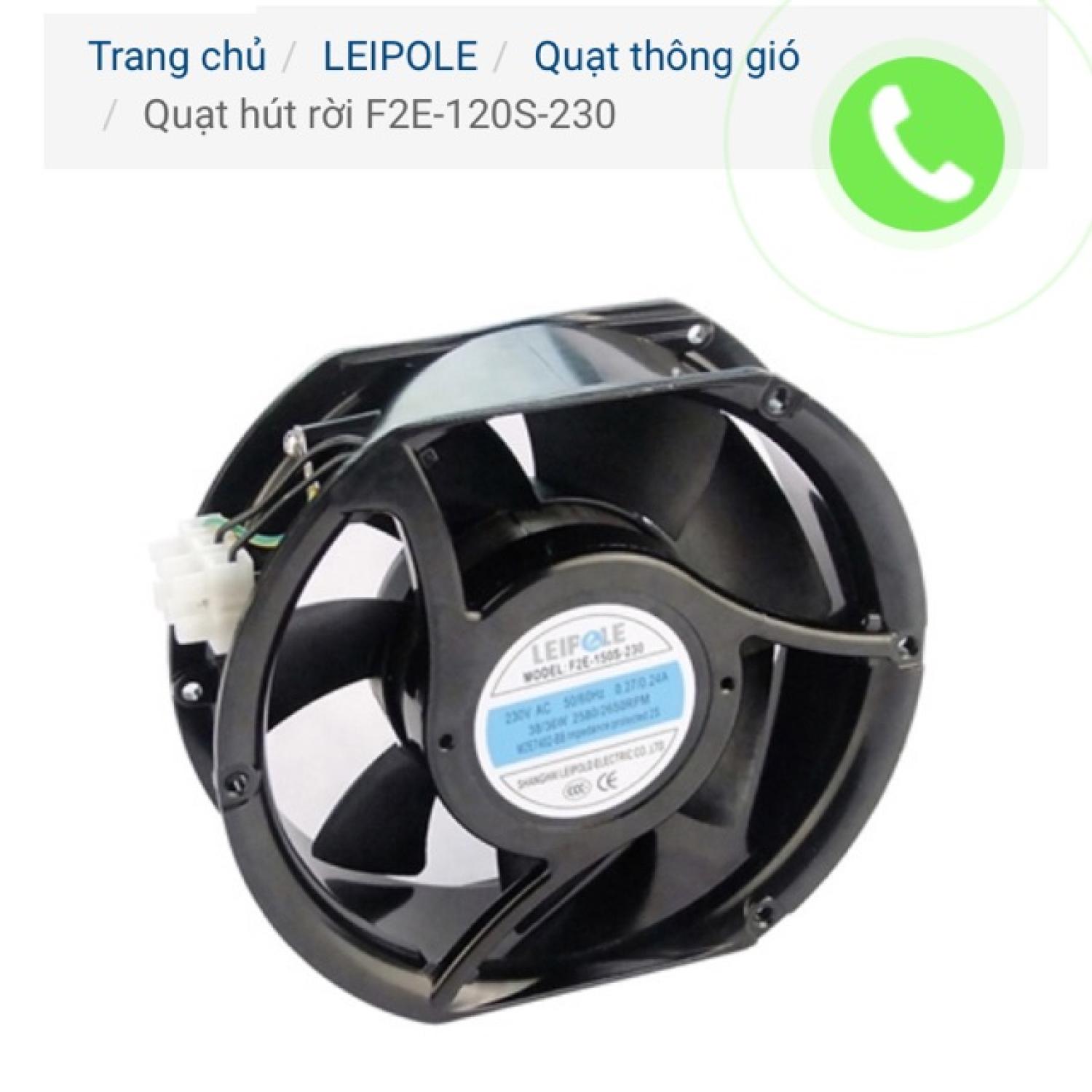 Quạt hút rời f2e-120s-230