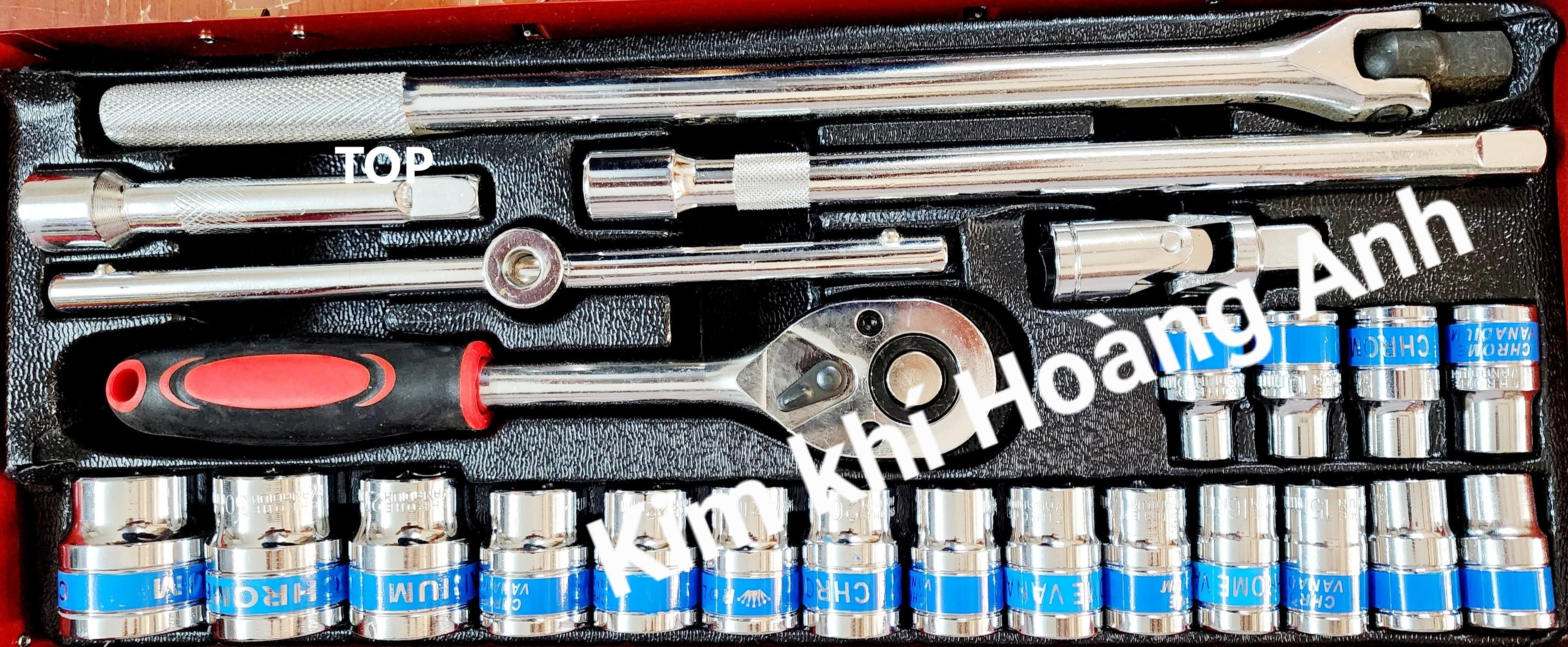 Bộ khẩu 24 chi tiết, bộ tuýp đa năng CRV