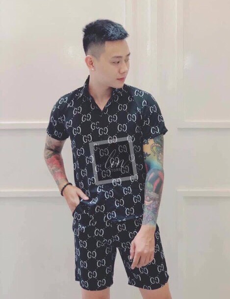 💝 ĐẲNG CẤP PHÁI MẠNH 💝 Bộ Quần Áo Pizama Nam Chất Liệu Kate Thái Cực Hot Gía Rẻ