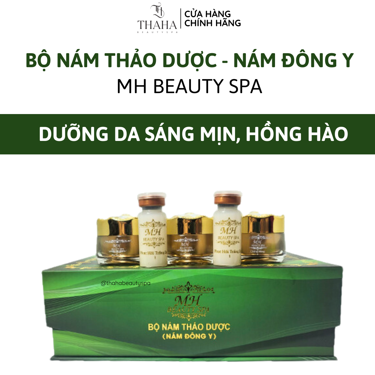 Bộ Kem Đông Y Bạch Phục Linh MH Beauty Spa - dưỡng trắng da sáng mịn hồng hào