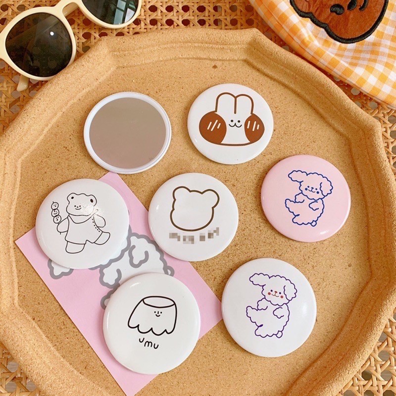 Gương Trang Điểm Cầm Tay Mini