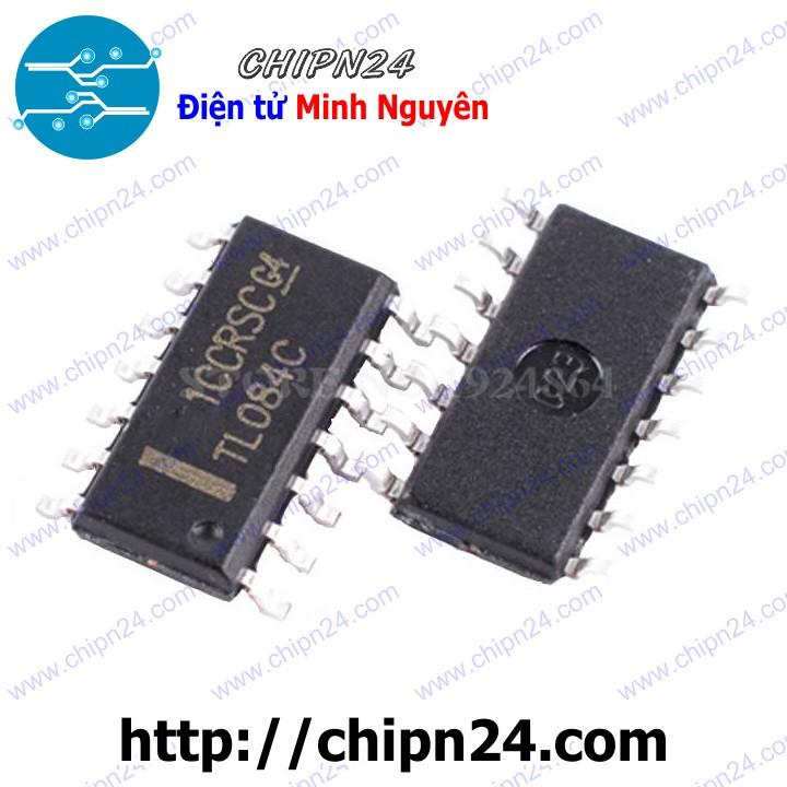 [2 con] (SOP) IC Dán TL084 SOP-14 (SMD) (TL084C TL084CDR 084)