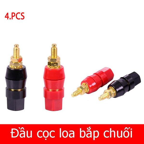 Đầu đấu cọc loa jack bắp chuối 4 chiếc