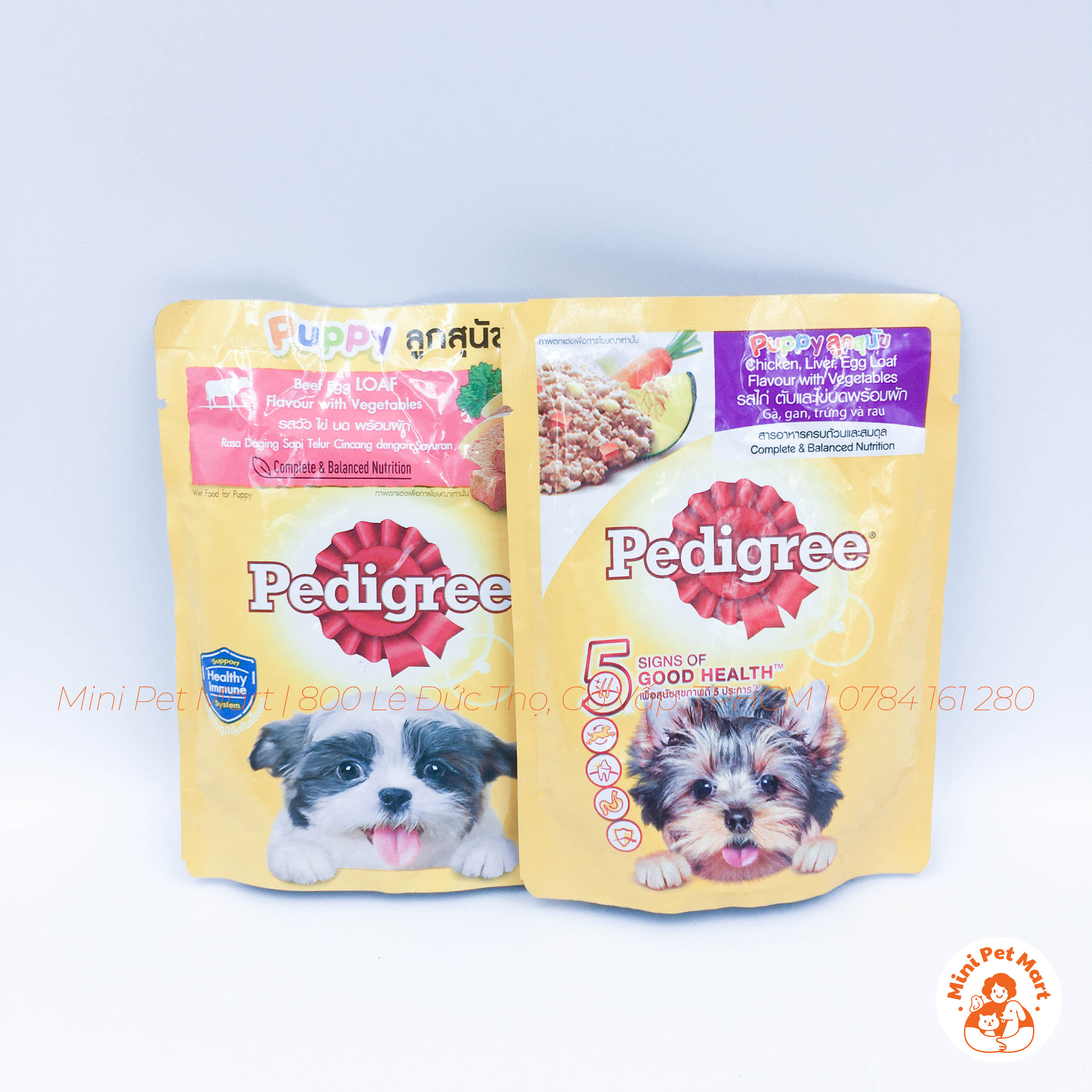 Sốt hỗn hợp cho chó con pedigree - gói 80g