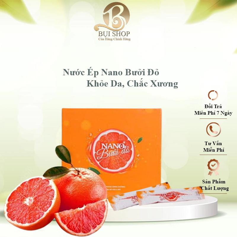 Nano bưởi đỏ nước ép bưởi đỏ hera chính hãng