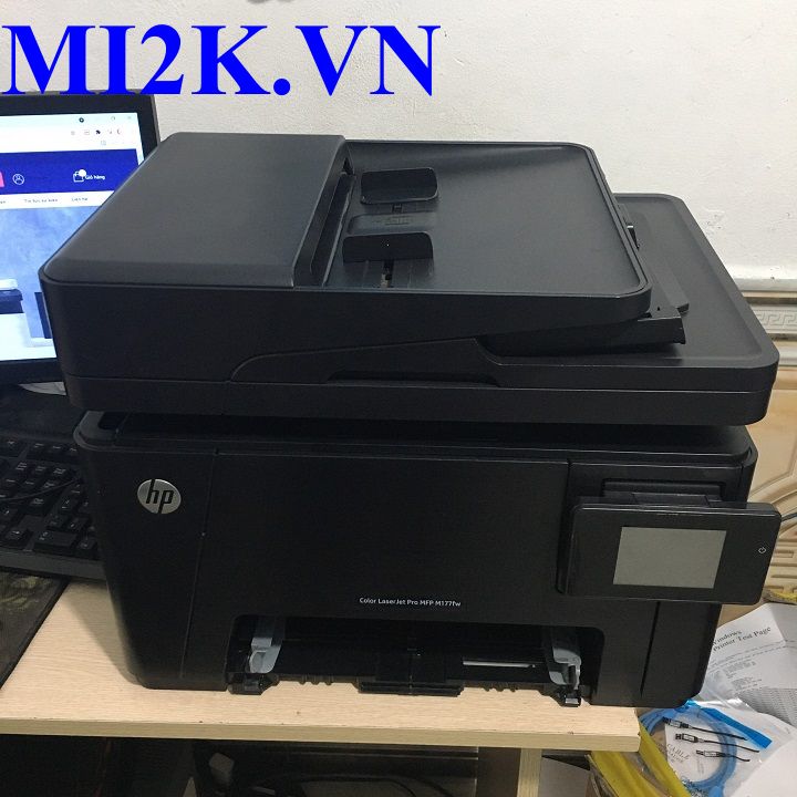 Máy In Màu Văn Phòng ( In 1 Mặt A4,A5 Qua Wifi ) - HP 177FW ( Tặng kèm 4 Mực màu Laser - Dây Nguồn , Cáp in Mới 100% Đi Theo Máy )