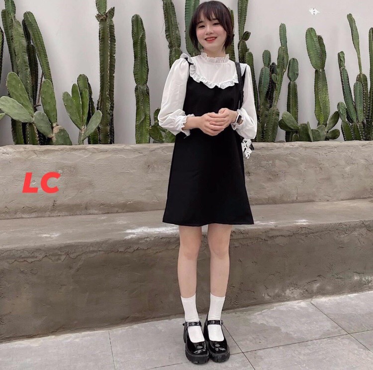 Váy nữ đi chơi, dự tiệc cute , đầm nữ phối bèo siêu xinh [VÁY PHỐI BÈO]