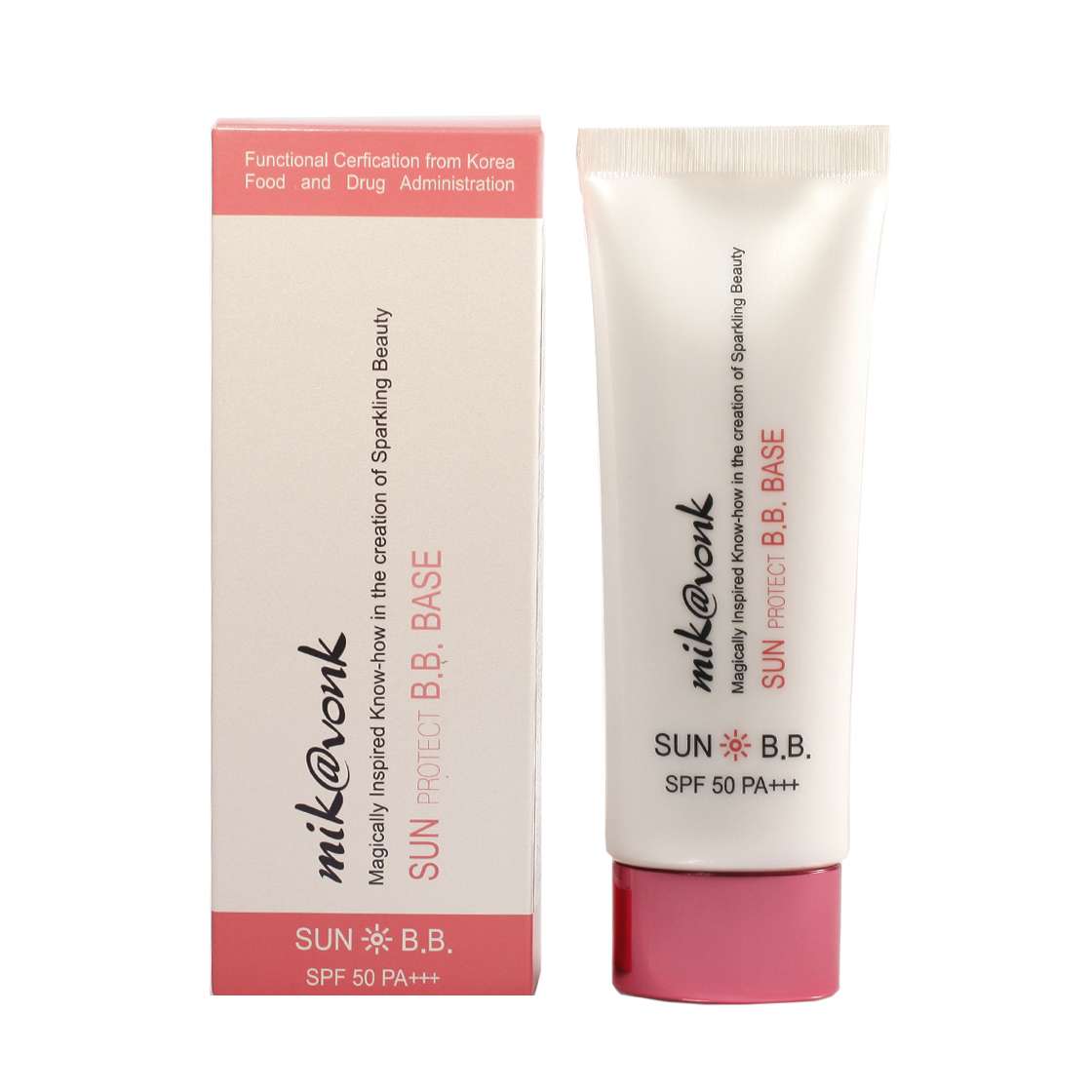 Kem lót nền chống nắng dưỡng da Mikvonk Sun Protect B.B Base Hàn Quốc 60ml