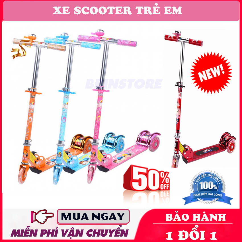 Xe Scooter Trẻ Em Sieu Bền  - Thiết Kế Chắc Chắn Gọn Nhẹ, Hình Thù Ngộ Nghĩnh Bắt Mắt - Đồ Chơi Thể Thao Ngoài Trời Cho Trẻ, Xe Đạp Cho Trẻ Tập Đi, Xe Trượt Scooter Màu Xanh Lá Cho Bé Trai - BBinstore