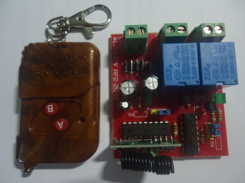 Mạch điều khiển từ xa 2 kênh 12v