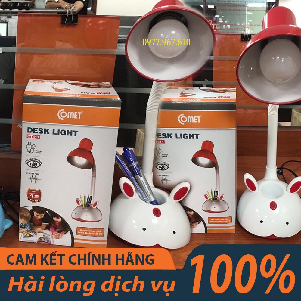 Đèn bàn học Comet CT411 - Thiết kế hiện đại, ánh sáng trung thực, phù hợp cho việc học tập và làm việc tại nhà
