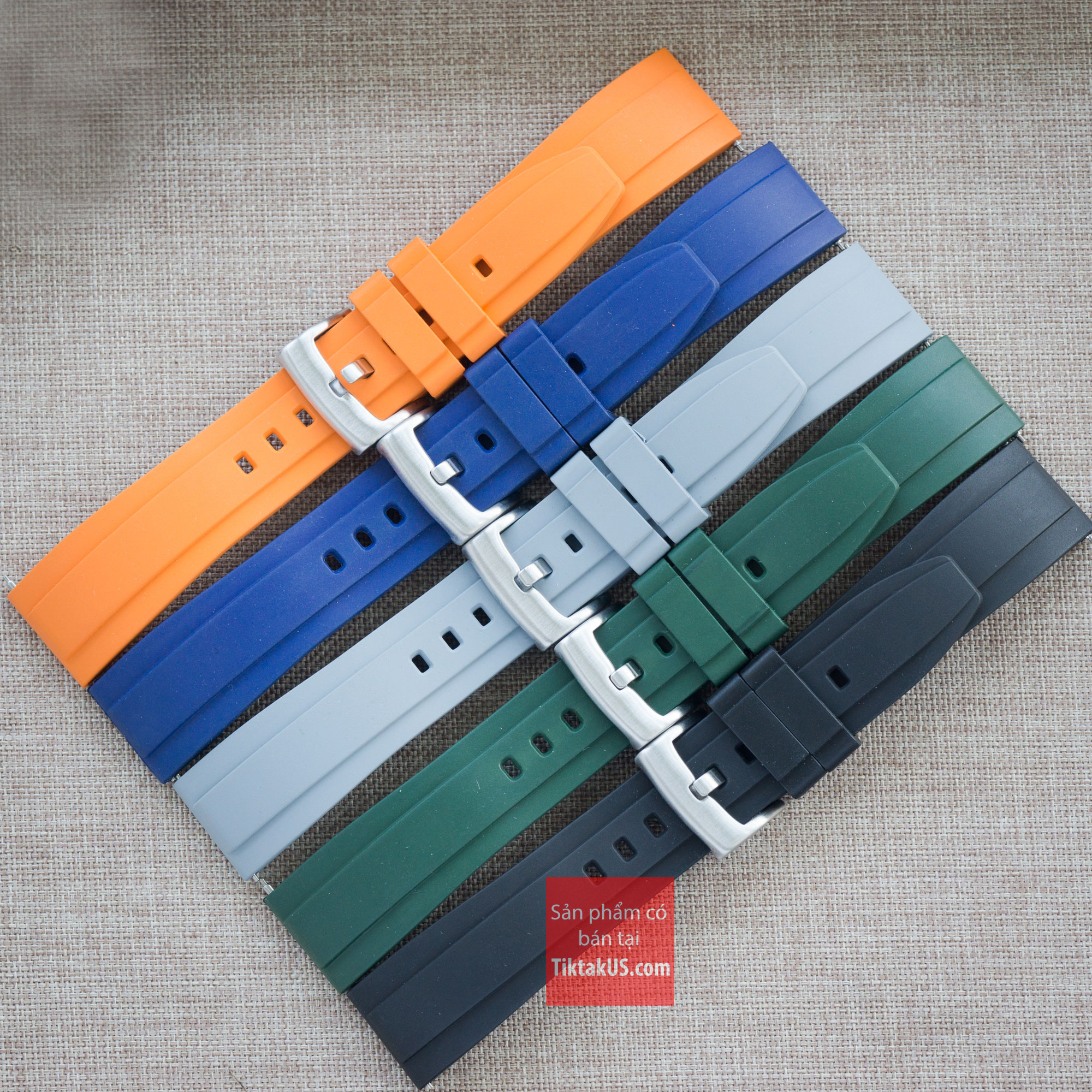  Dây đồng hồ chốt thông minh cao su FKM cao cấp dùng cho seiko 5 sport đồng hồ thể thao dây đồng hồ thông minh 