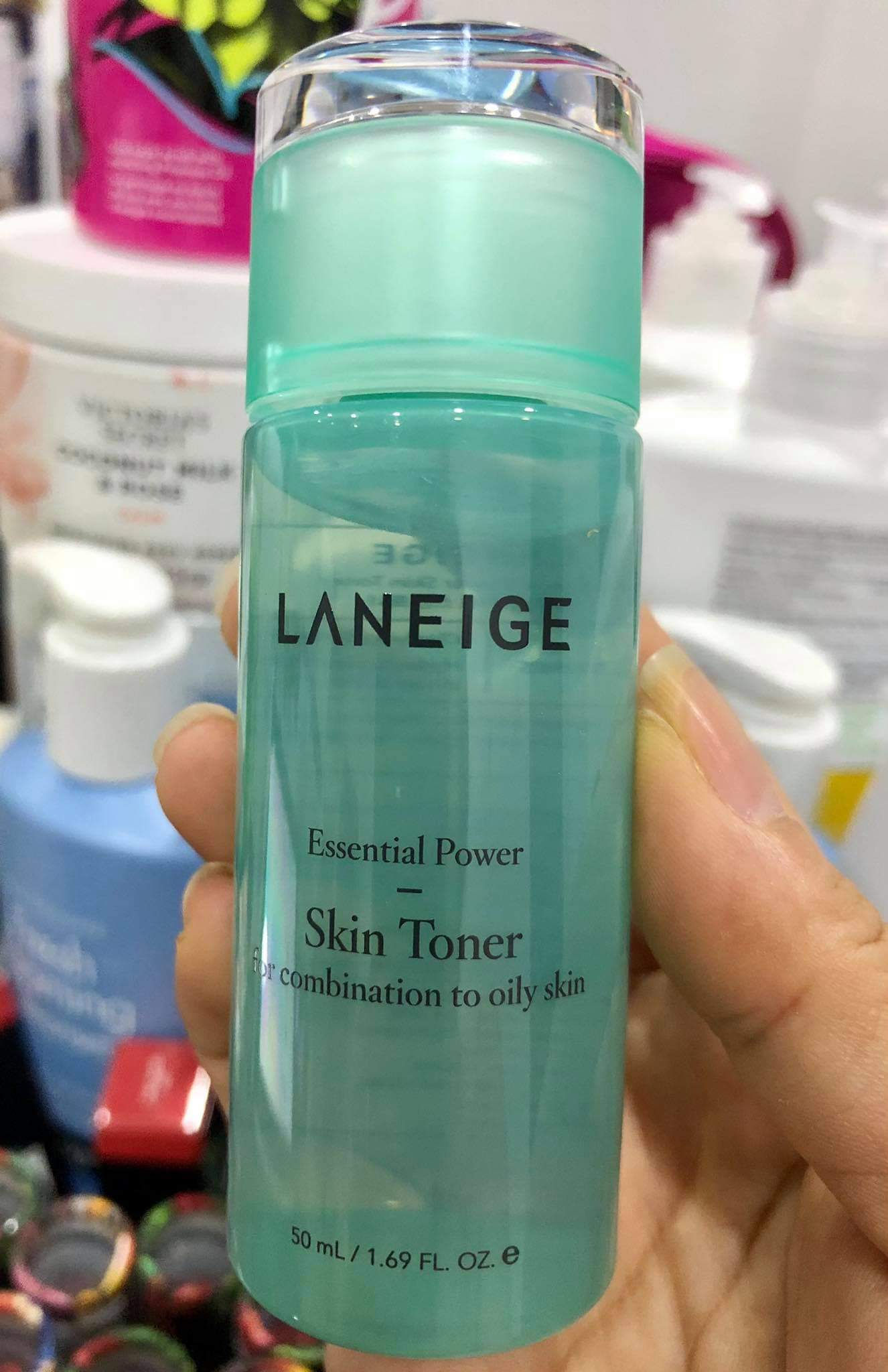 Bản mỹ nước hoa hồng dành cho da nhờn và da hỗn hợp laneige essential power skin toner 50ml