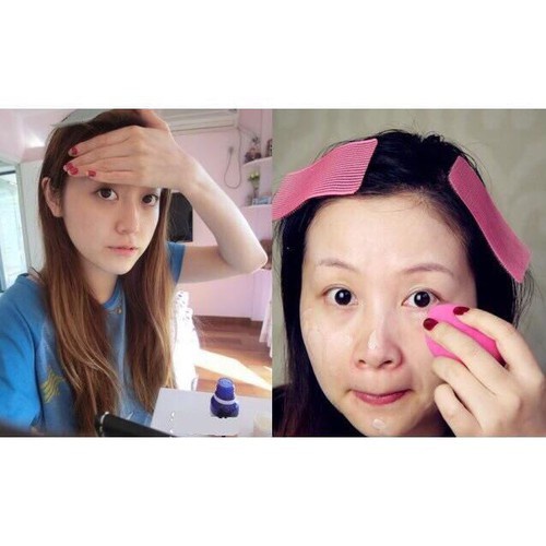Combo 2 miếng dán tóc , giữ tóc khi trang điểm.