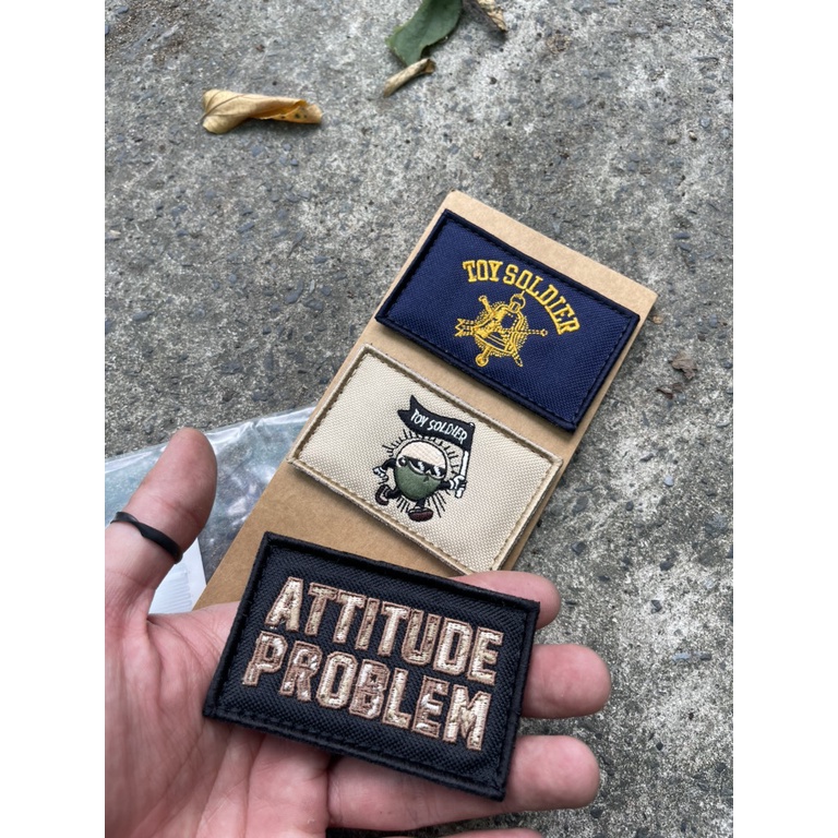 Dán balo trang trí Patch Tactical set 3 cái