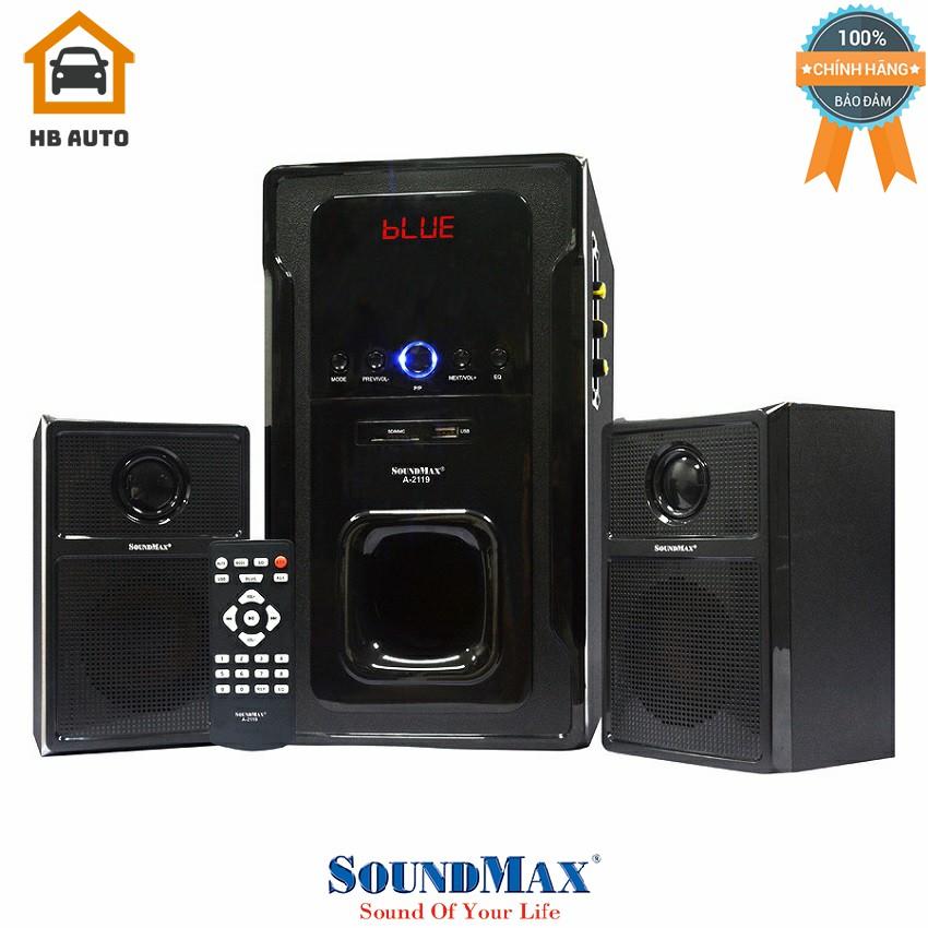 Loa bluetooth soundmax a-2119/2.1 60w rms