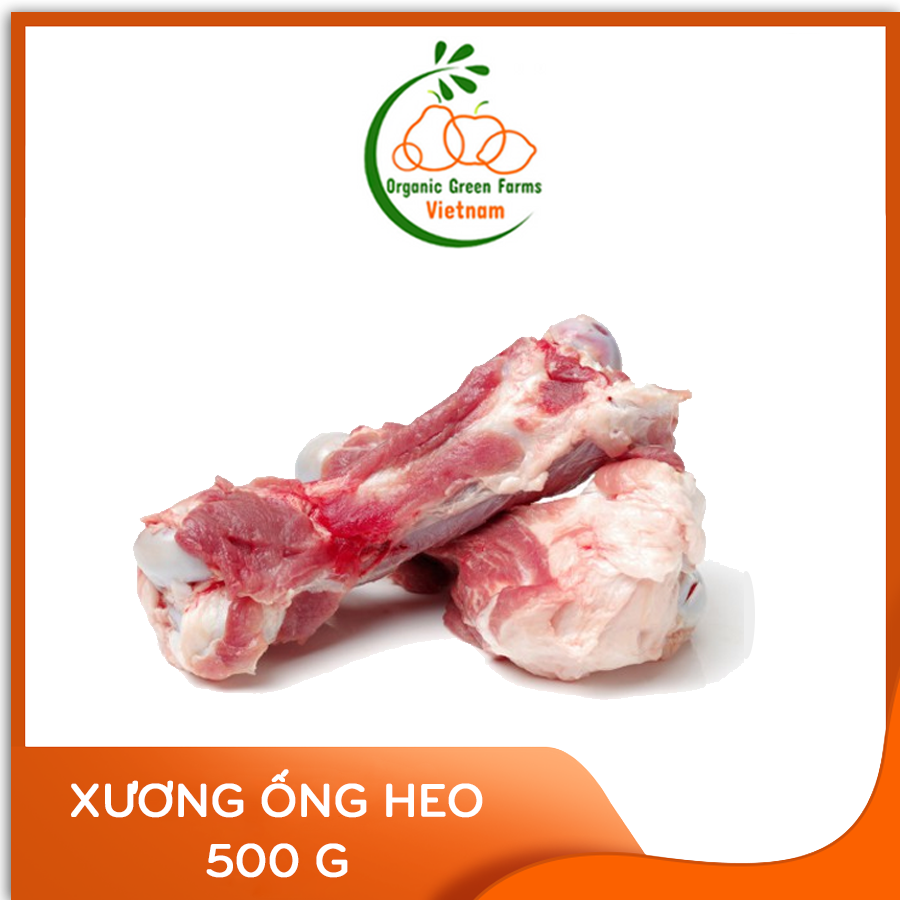 [OGF] - Xương ống heo (500 g) - Thích hợp dùng để hầm/ninh làm nước dùng cho các món bún, phở,... - [Giao nhanh TPHCM]