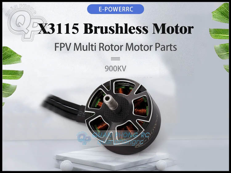 Động cơ Motor E-Power FPV Brushless Motor X3115 900KV