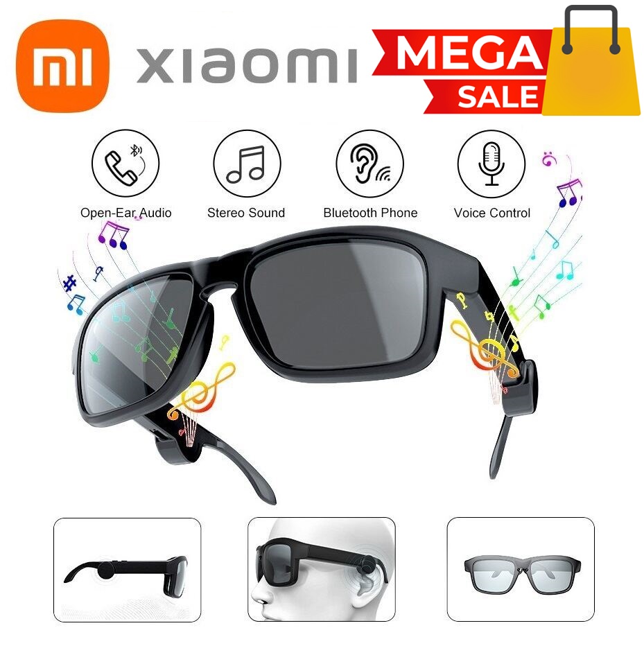  Mall Xiaomi Hàng Hiệu Sale 50% Kính Thông Minh Smart Eye-Wear Thời Trang Nghe Nhạc,Tích Hợp Tai Nghe Không Dây Kính Âm Thanh Thông Minh Công Nghệ Xiaomi F07 Kết Nối Bluetooth 5.3 Chống Tia Sáng Xanh Kính Thông Minh Smart Cao Cấp 