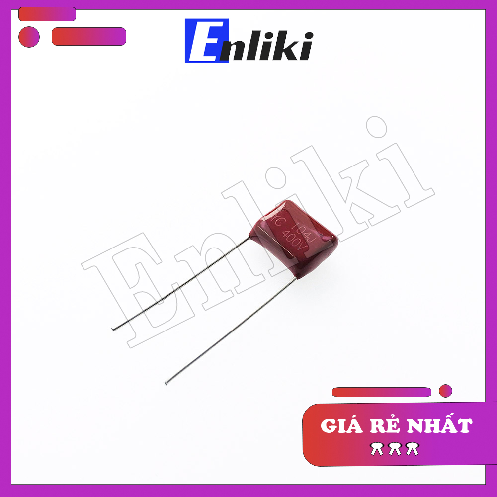 Tụ 0.1uF CBB 104J 400V 10mm