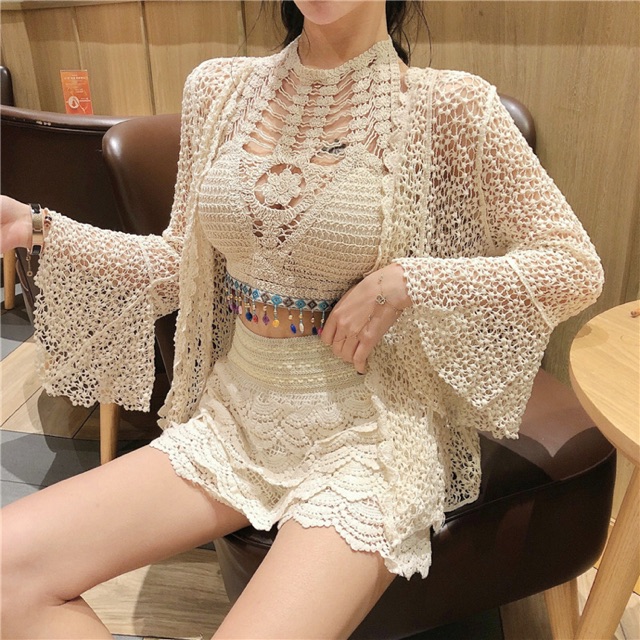 Set bikini len sành điệu