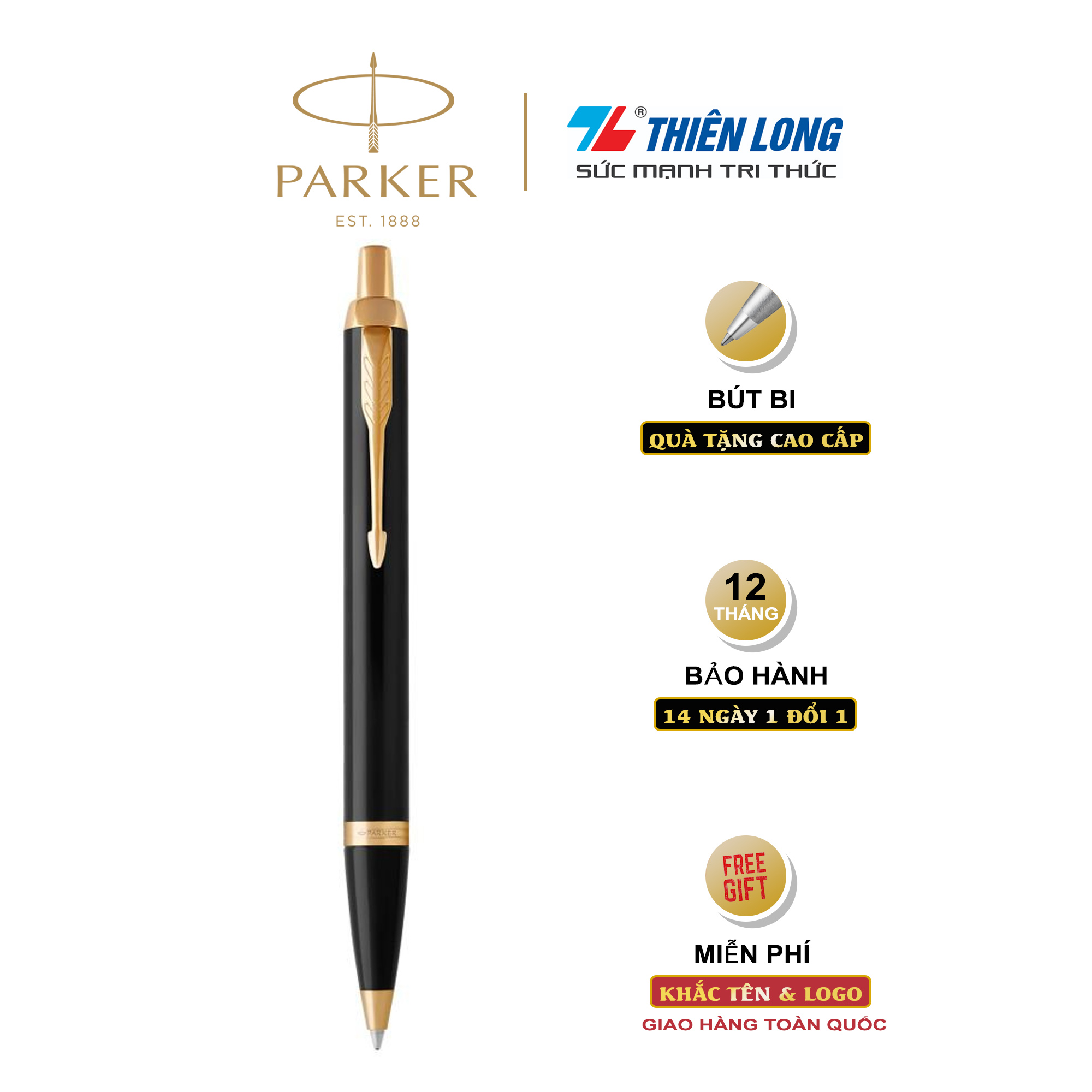 Bút bi cao cấp parker im đ-black gt tb4-1975638