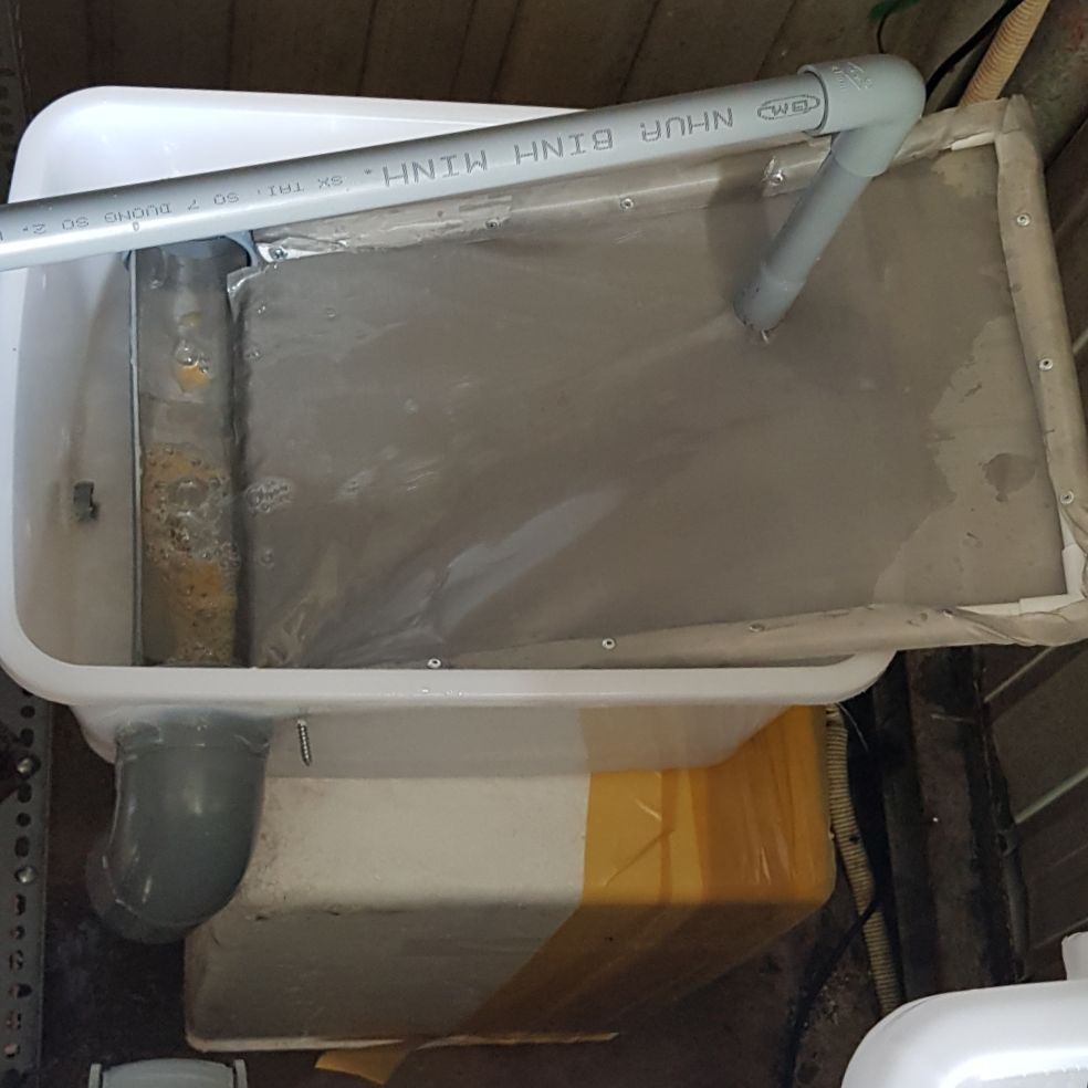 Khung lưới inox lọc nước bể cá. Mesh 250