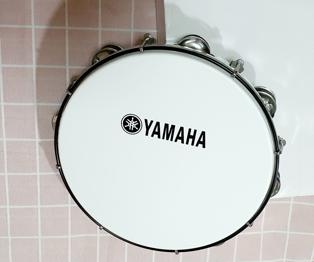 Trống gõ bo - trống lục lạc inox yamaha - tambourine yamaha zc-bách hóa online
