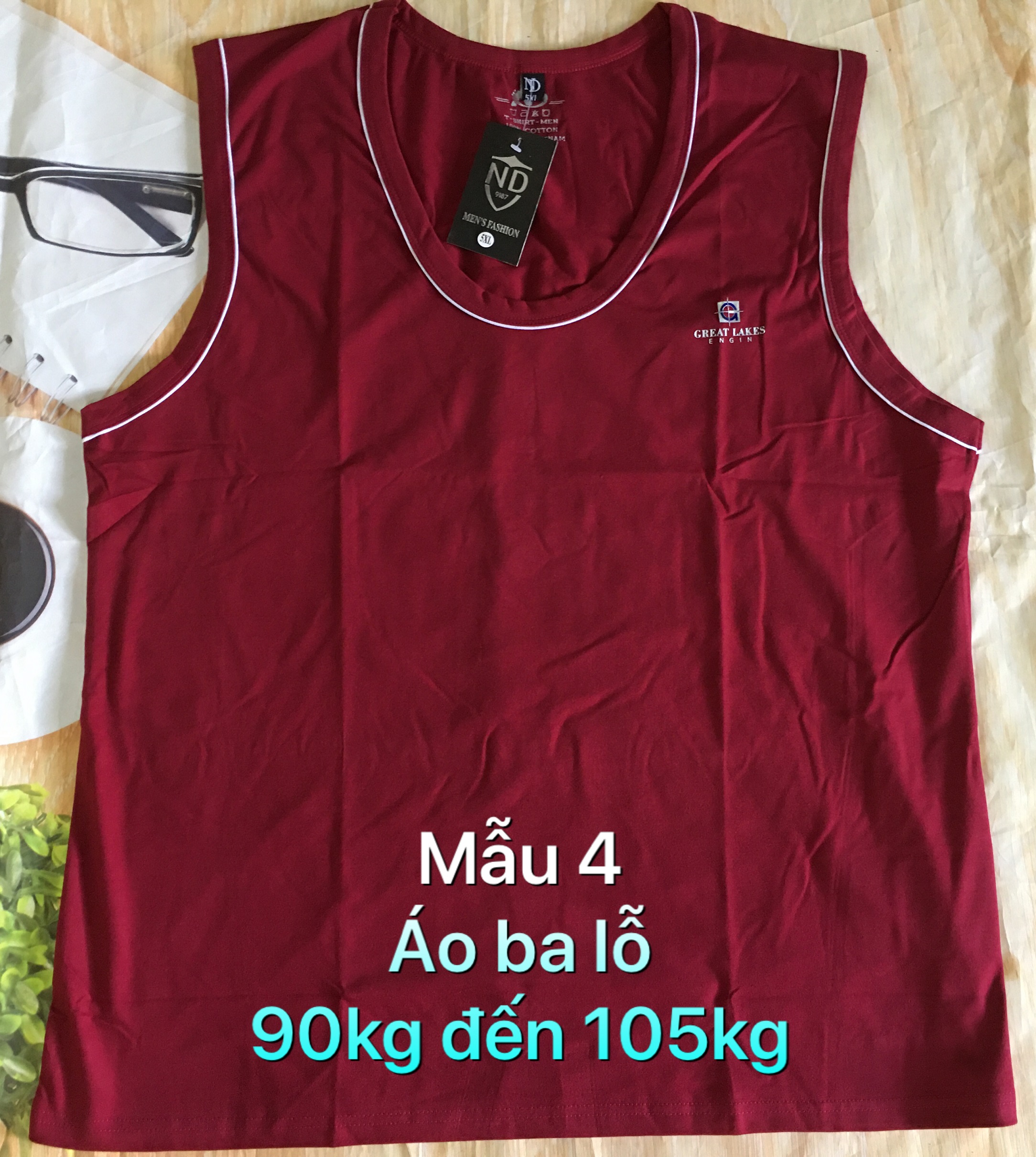 AO BA LỖ NAM BIGSIZE , SIZE ĐẠI CHO NGƯỜI TỚI  95 KG