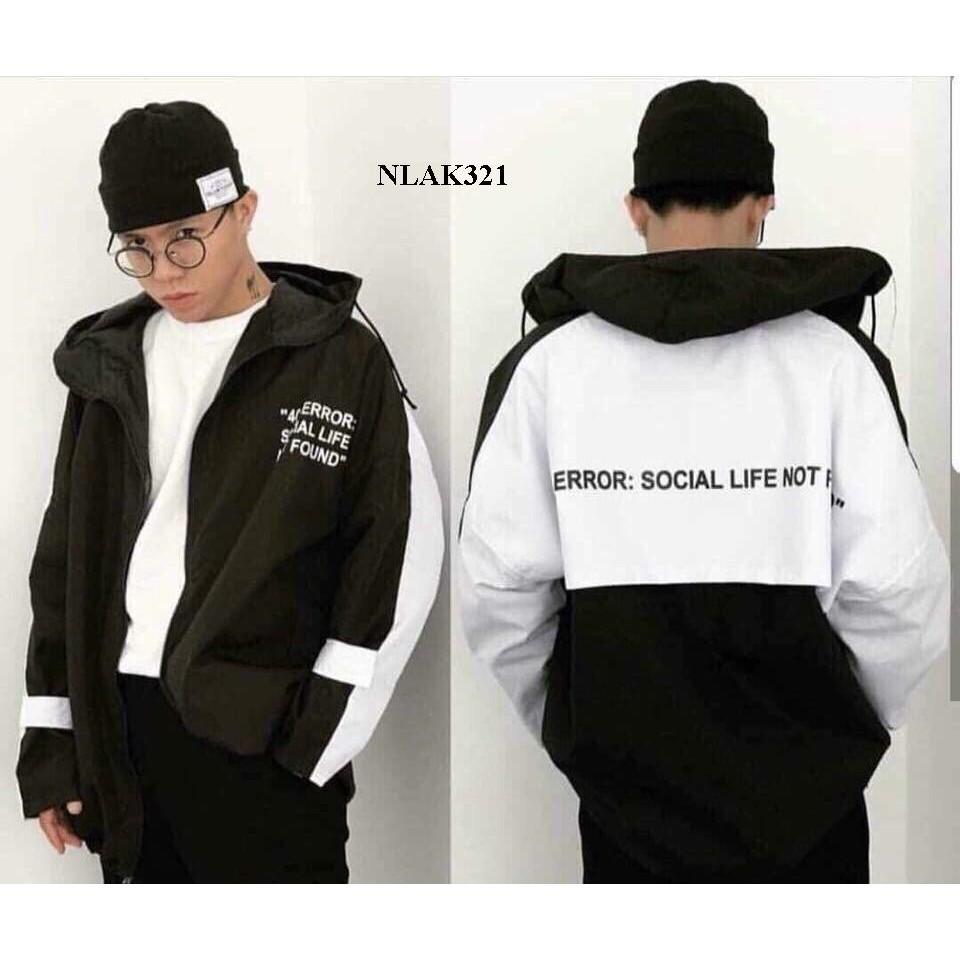 Áo khoác nam dù 404 error xitin cực hót cực chuẩn-M018-Áo khoát nam hàng đẹp + Áo khoác nam đẹp + Áo khoác nam + Áo khoát dù nam rẻ + Khoác nam teen