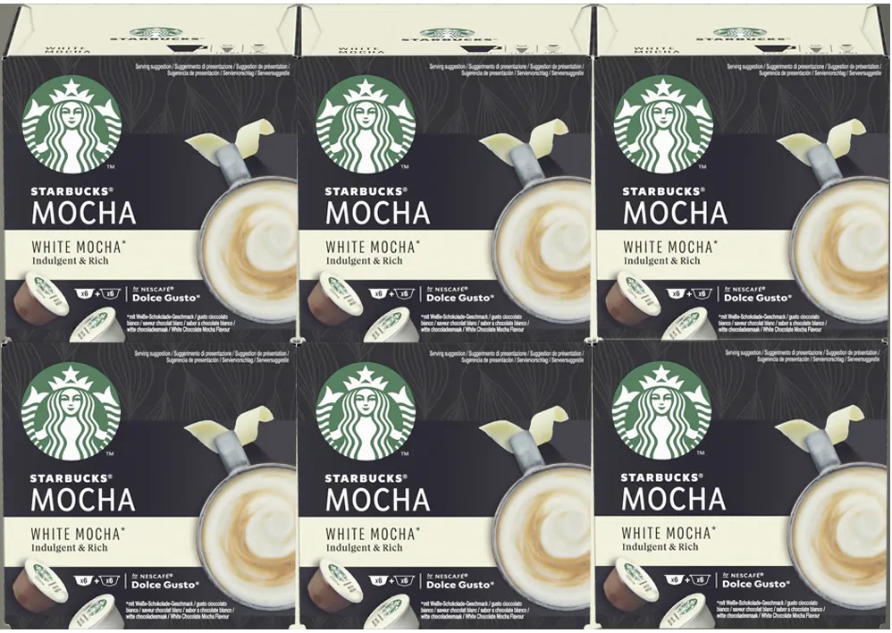 Starbucks® white mocha by nescafé® dolce gusto® - 36 capsules, date 03/2024