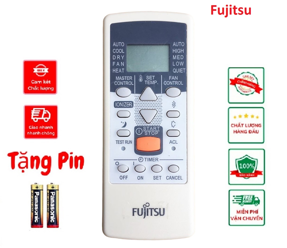 Remote Điều Khiển điều hòa máy lạnh Fujitsu cs hàng tốt 100%