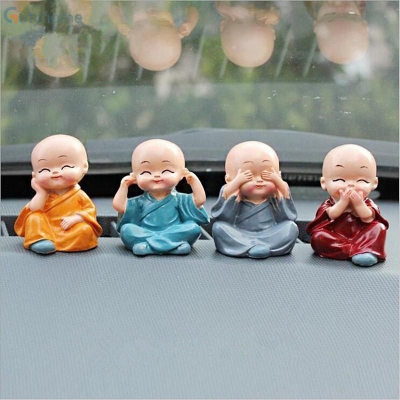 [Siêu Sale] Bộ tượng 4 chú tiểu tứ không - Bộ tượng trang trí - KHO SỈ MB