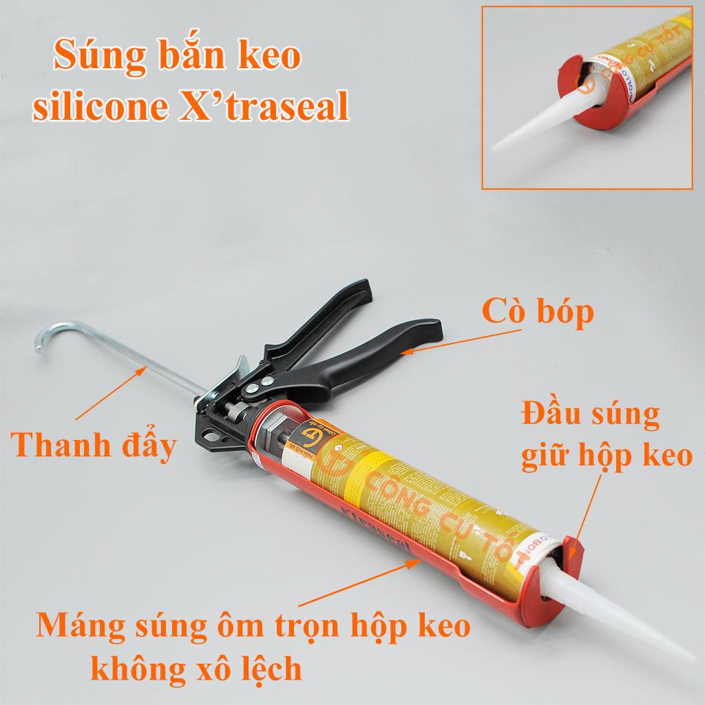 Dụng cụ bắn keo silicon cao cấp X'traseal Malaysia