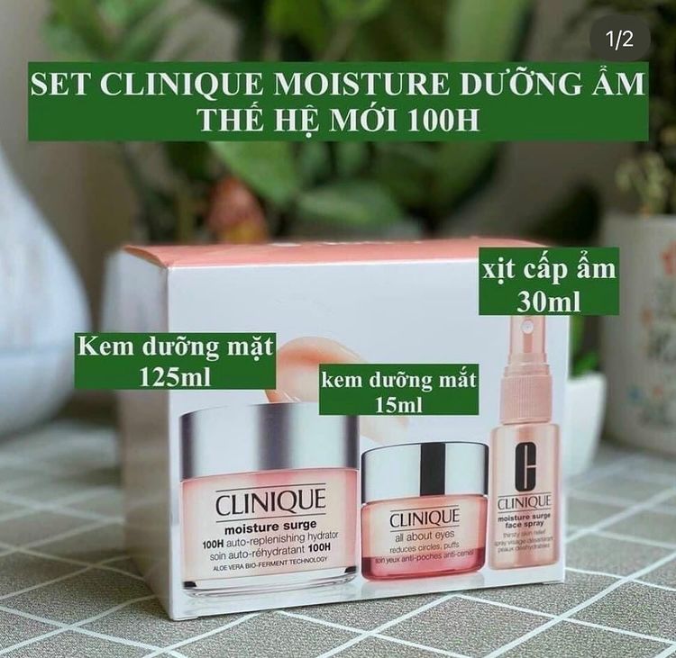 Set clinque hồng 3 món+4% phí lzd