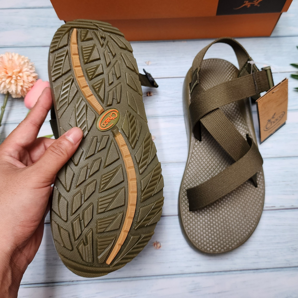 Dép chaco đế thơm mã xanh rêu tg21